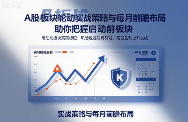 A股板块轮动实战策略与每月前瞻布局，助你把握启动前板块，规避风险，实现稳健盈利-云网创