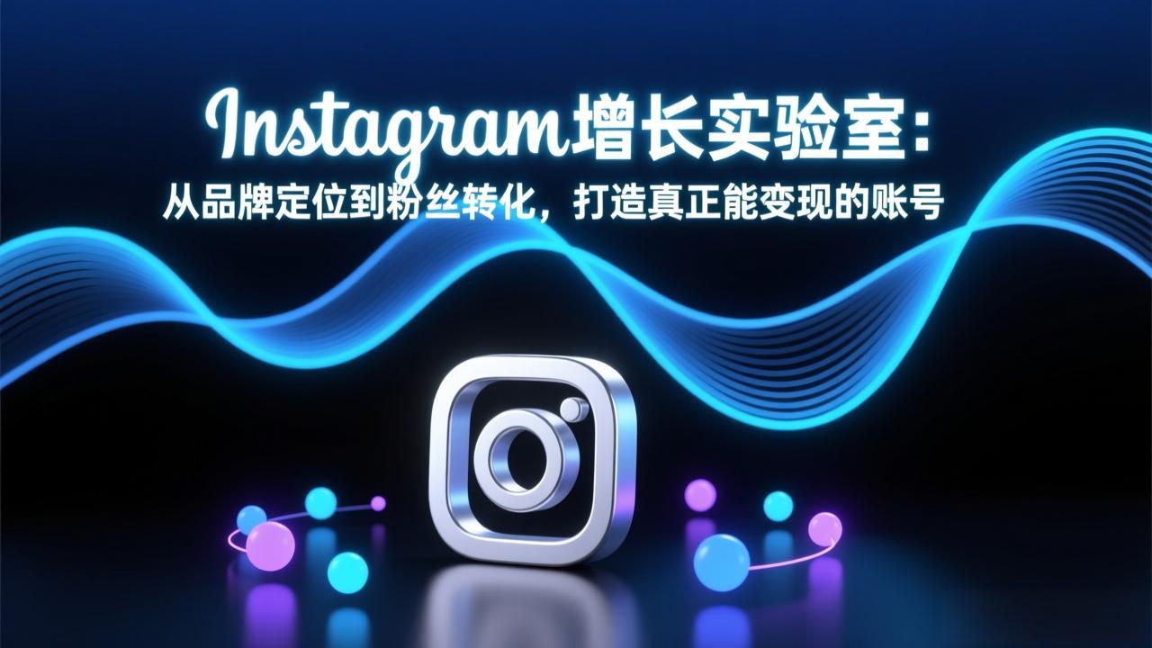 Instagram增长实验室：从品牌定位到粉丝转化，打造真正能变现的账号-云网创