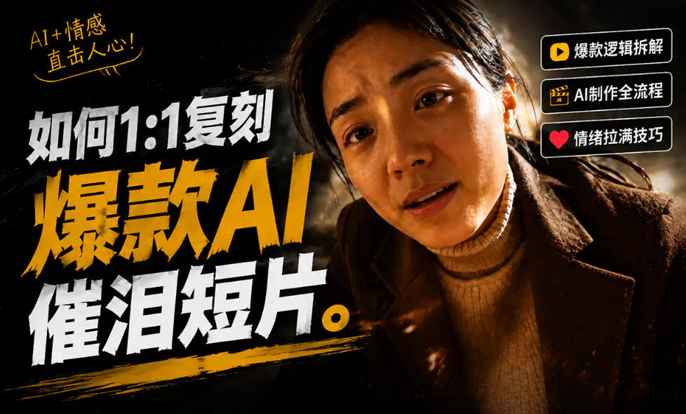 豆包+Gemini生成真人AI短剧-拆解复刻百万爆款第一人称短片，一站式讲透爆款复刻全流程-云网创