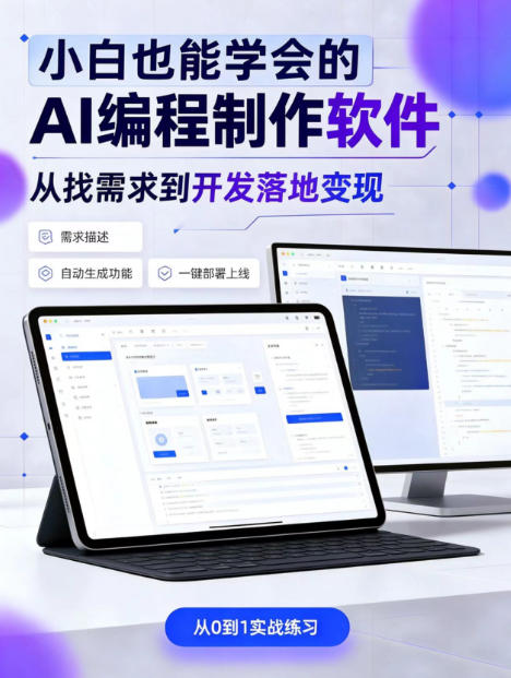 手把手教会你ai编程制作软件到变现全路径，零基础小白轻松上手，从找需求到开发落地变现【揭秘】-云网创