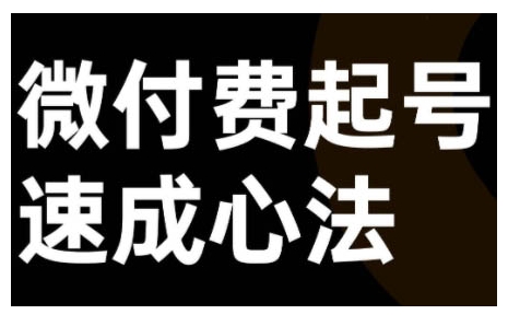 微付费起号速成课，视频号直播+抖音直播，微付费起号速成心法-云网创